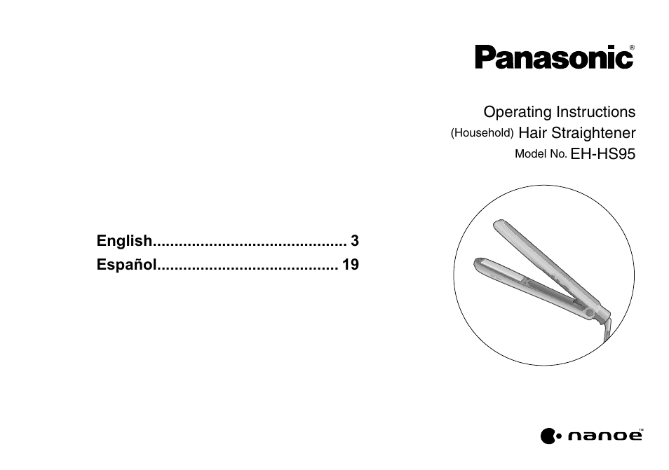 Panasonic EH-HS95-K User Manual | 36 pages