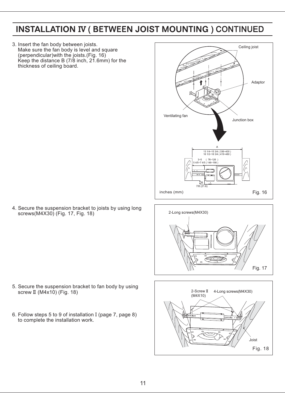 Panasonic FV-08VF2 User Manual | Page 11 / 14