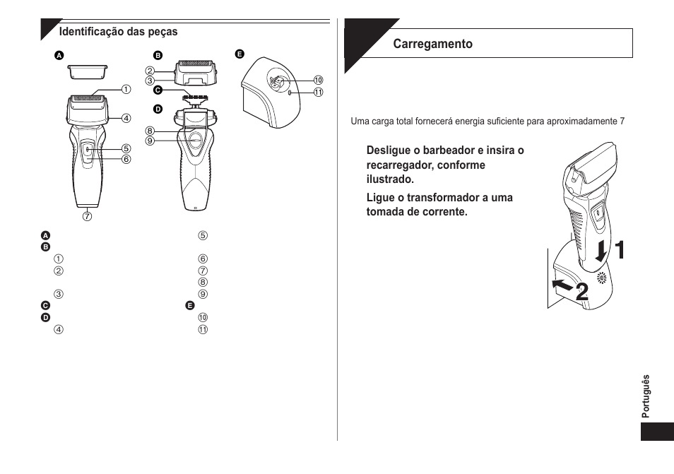 Carr egamento | Panasonic ES-RW30-S User Manual | Page 19 / 24