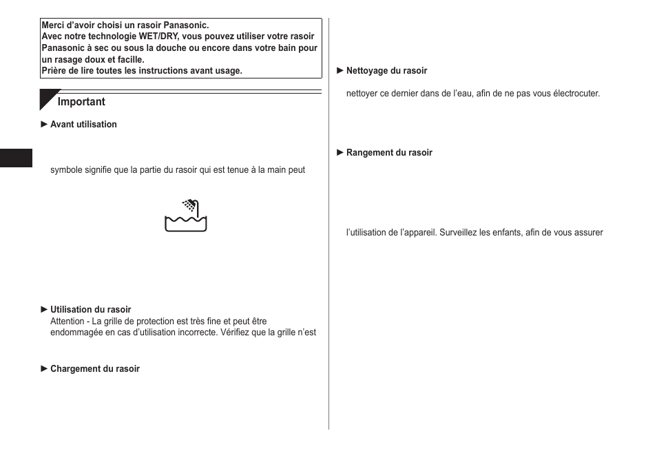 Panasonic ES-RW30-S User Manual | Page 8 / 24