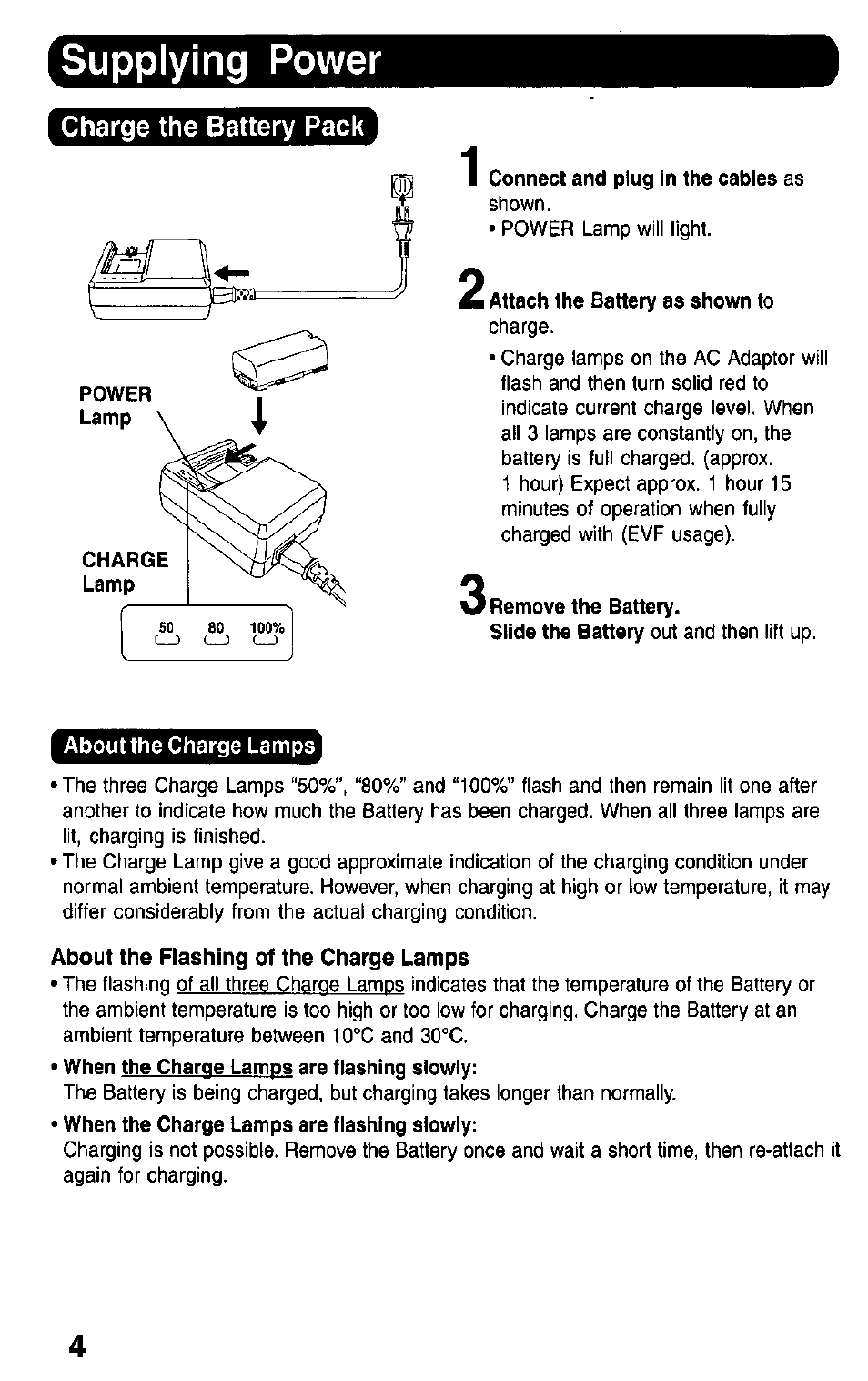 Supplying power | Panasonic PV-DAC10 User Manual | Page 4 / 8