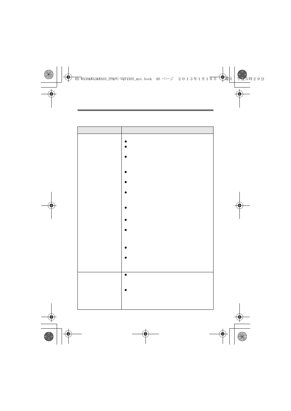 If the wi-fi connection cannot be established | Panasonic HX-WA03W User Manual | Page 48 / 64