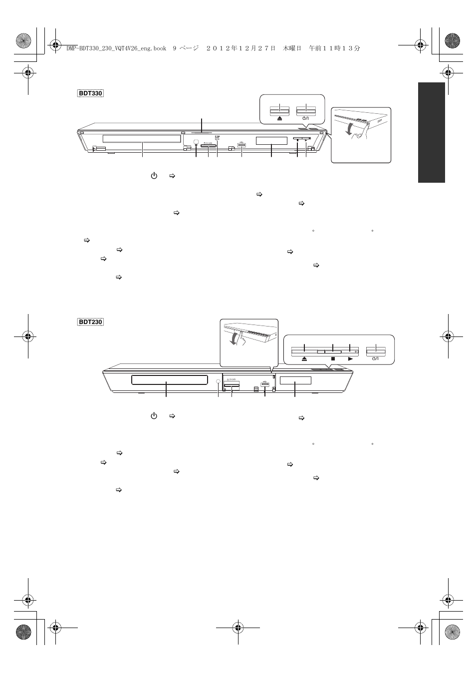 Panasonic DMP-BDT330 User Manual | Page 9 / 48