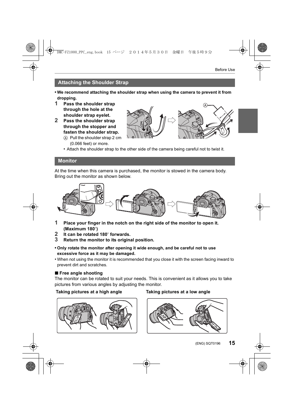 Panasonic DMC-FZ1000 User Manual | Page 15 / 96