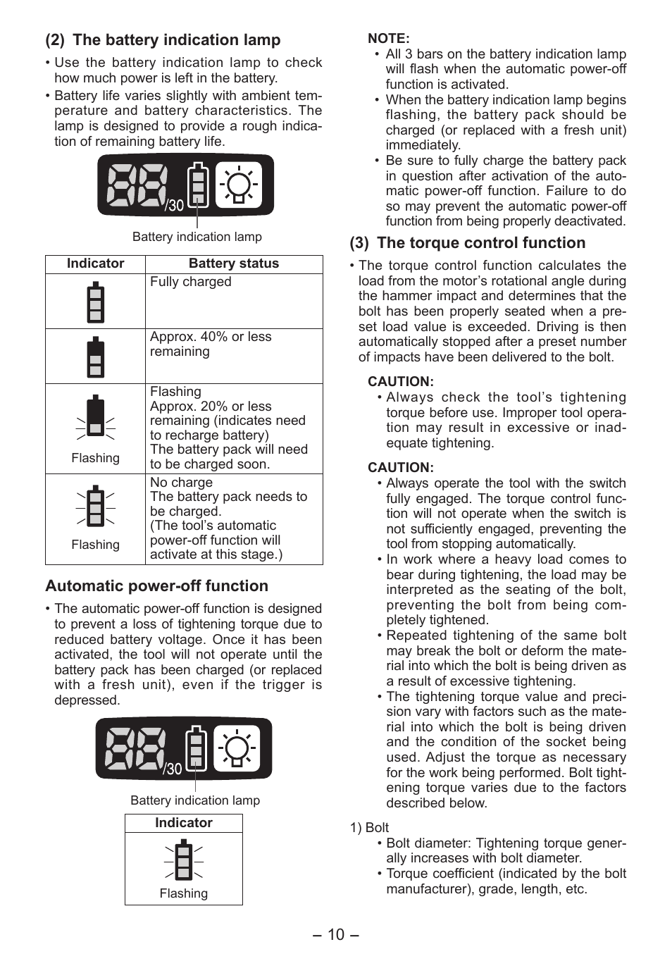 Panasonic EYFLA6P User Manual | Page 10 / 56