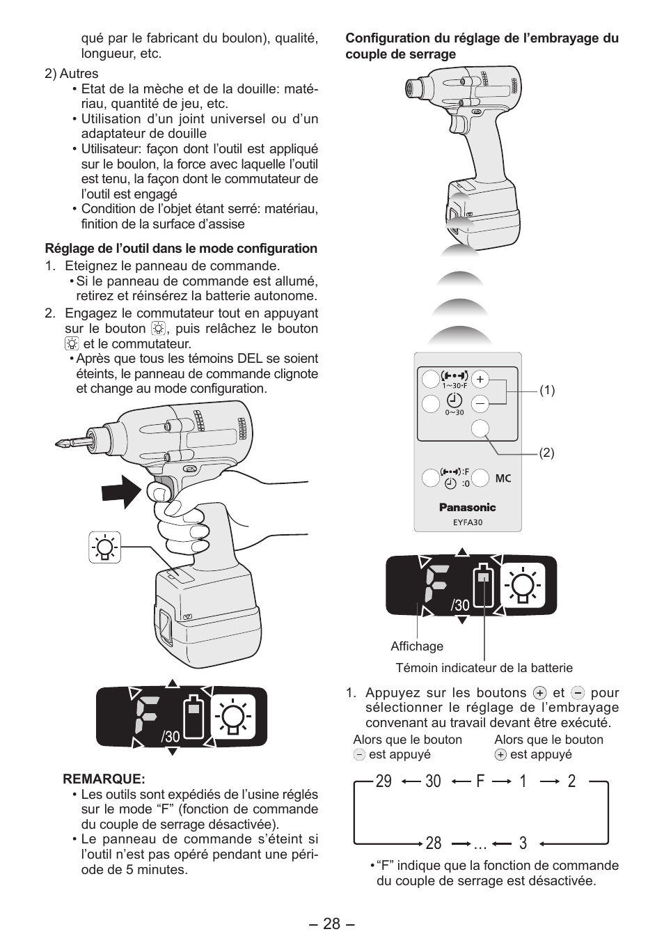 Panasonic EYFLA6P User Manual | Page 28 / 56