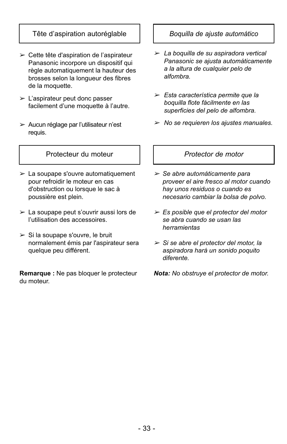 Panasonic MC-GG529 User Manual | Page 33 / 64