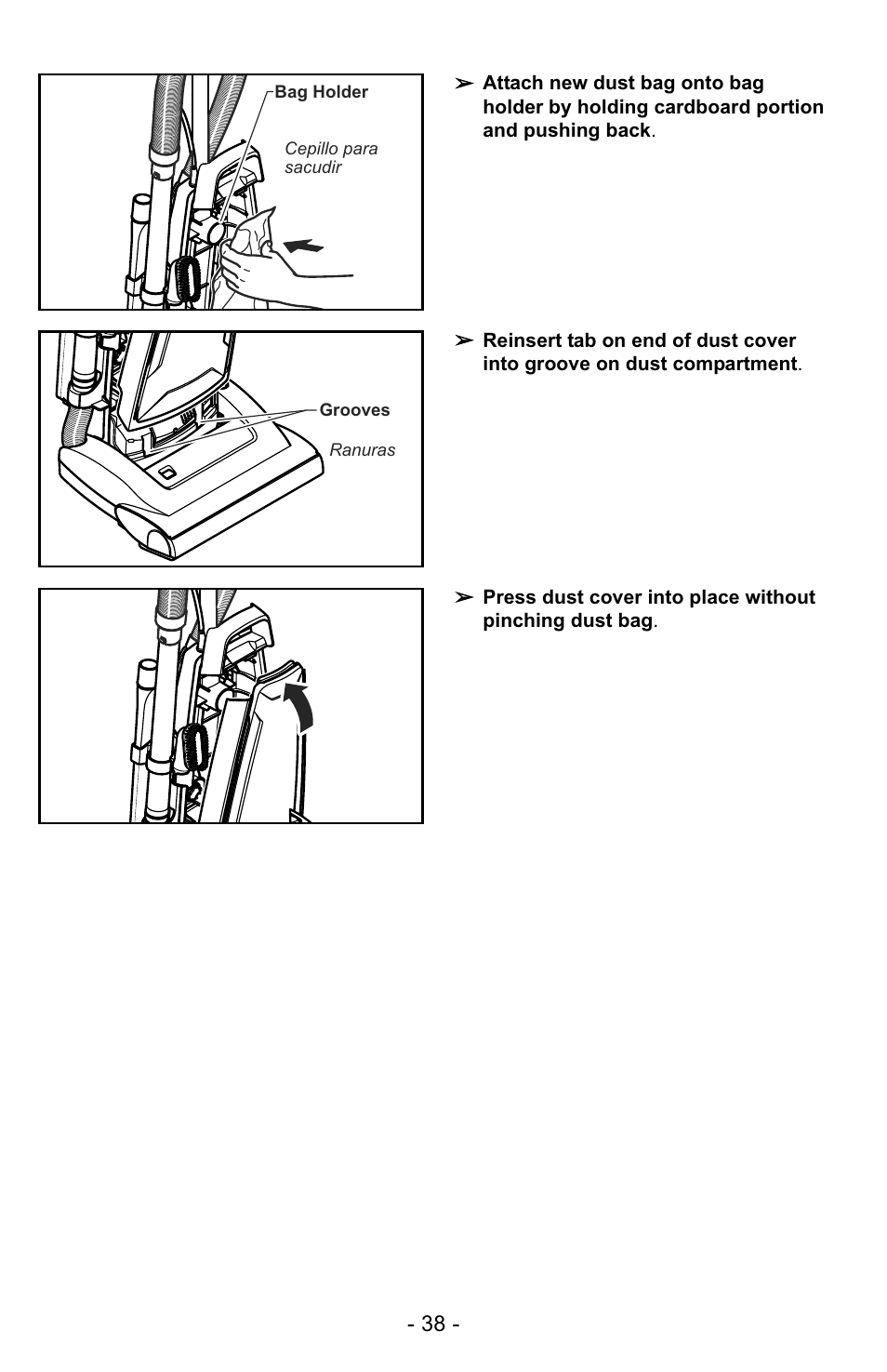 Panasonic MC-GG529 User Manual | Page 38 / 64