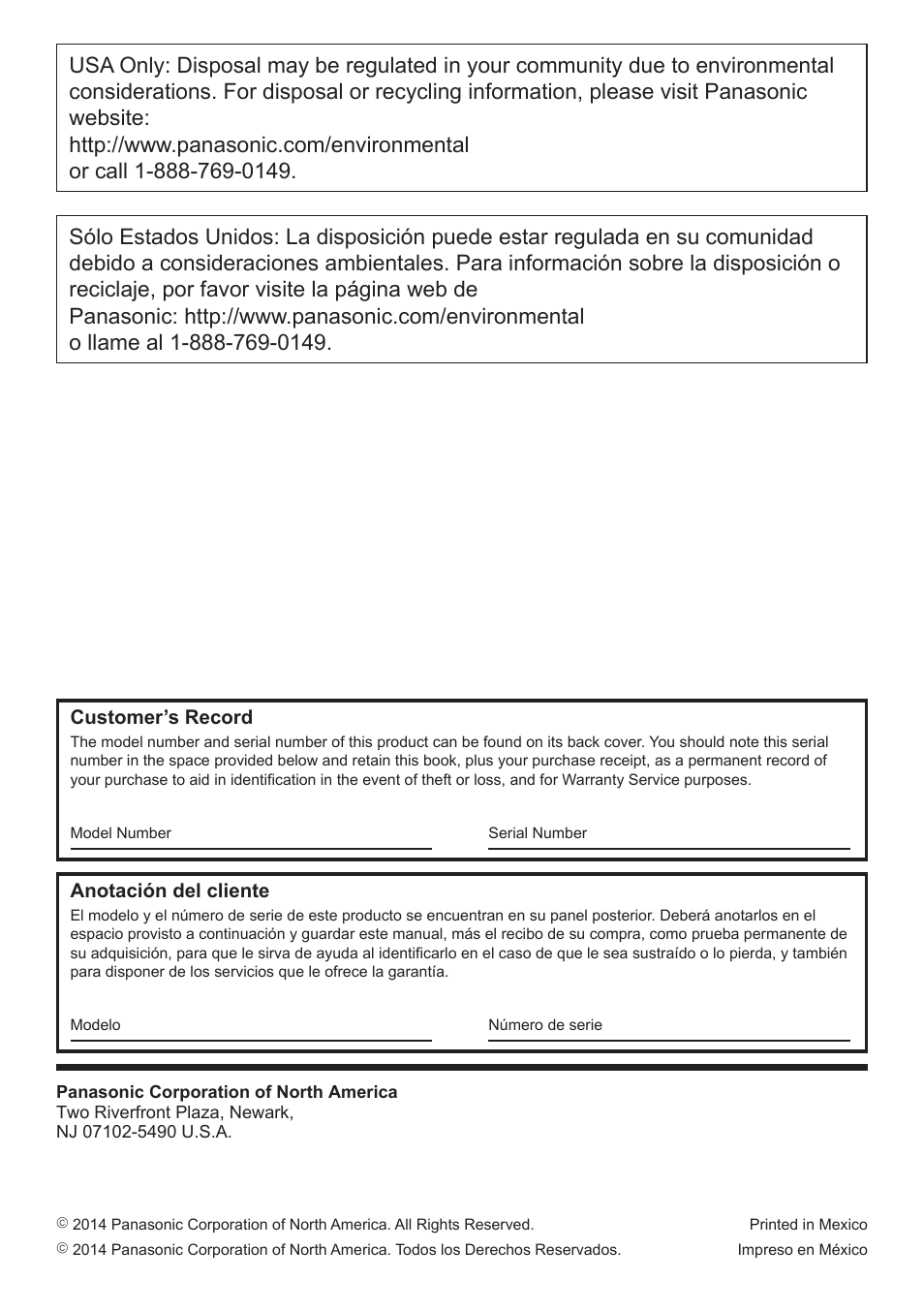 Panasonic TC-50AS650UE User Manual | 28 pages