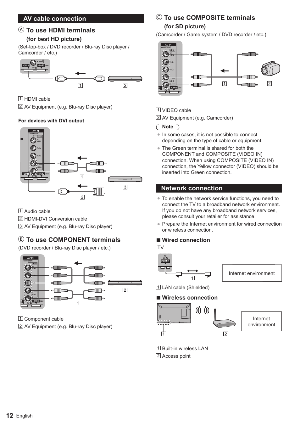 Panasonic TC-50AS650UE User Manual | Page 13 / 28