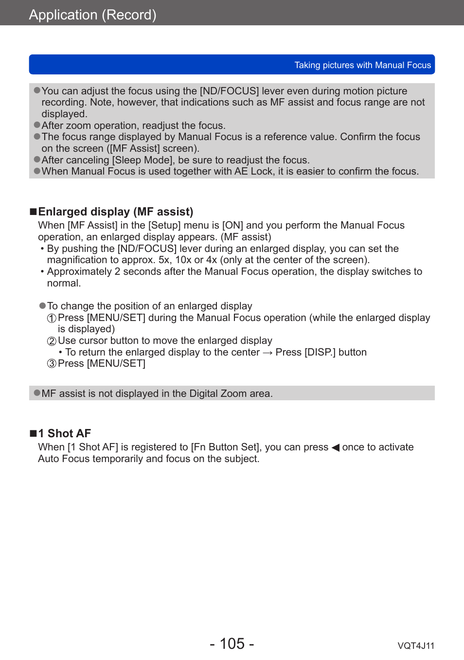 Panasonic DMC-LX7K User Manual | Page 105 / 226