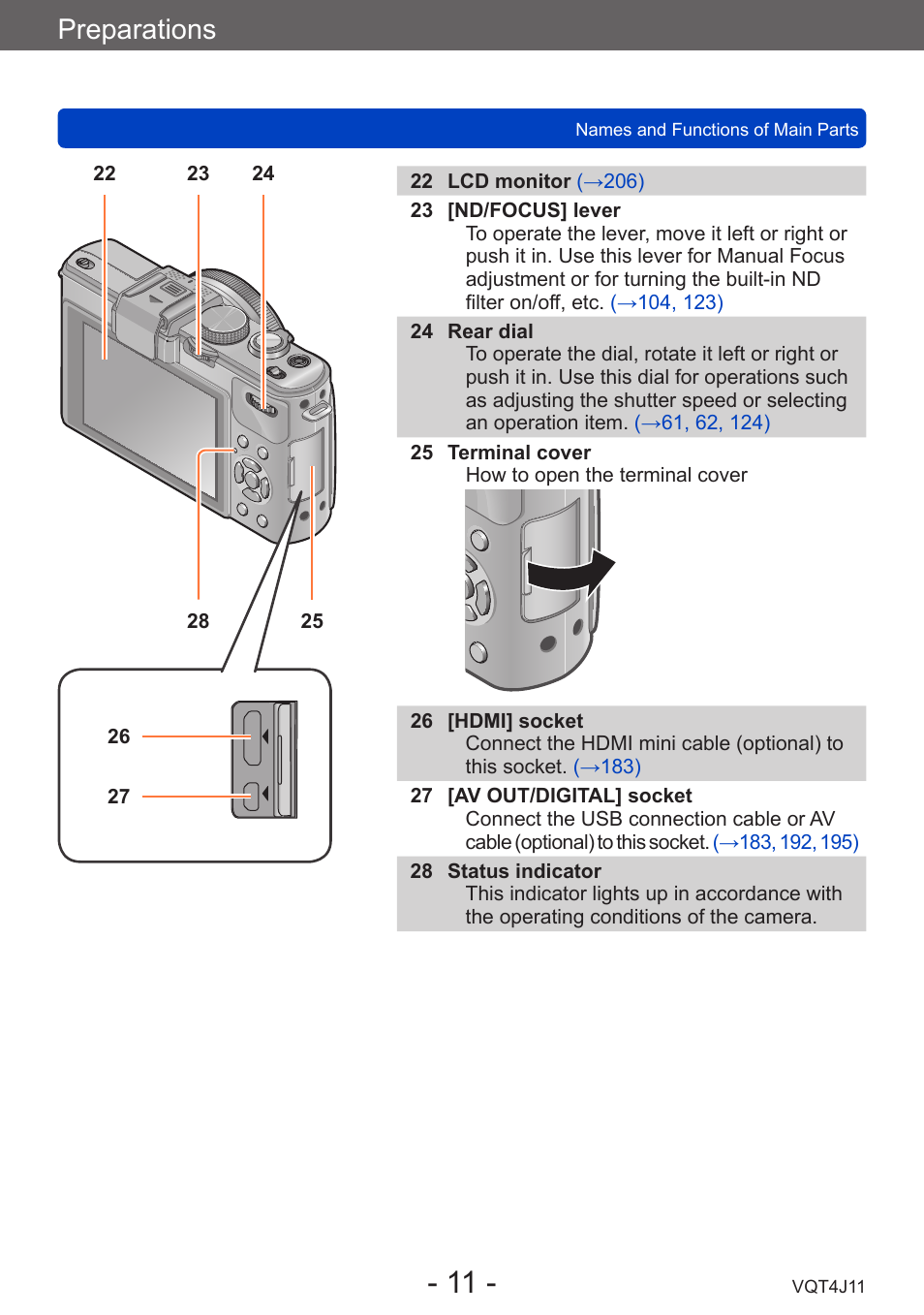 Preparations | Panasonic DMC-LX7K User Manual | Page 11 / 226