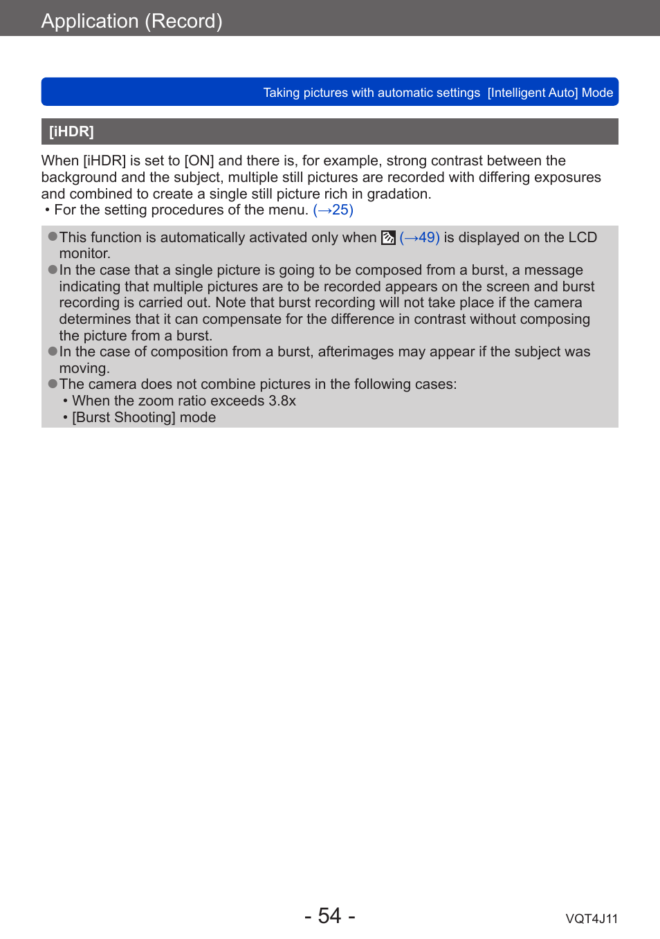 Ihdr, Application (record) | Panasonic DMC-LX7K User Manual | Page 54 / 226