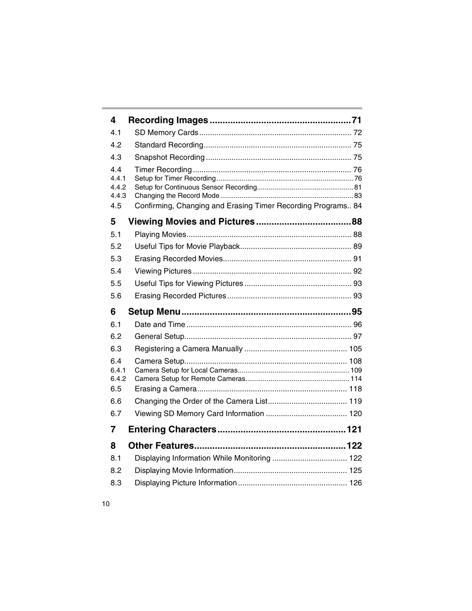 Panasonic BL-MS103A User Manual | Page 10 / 184