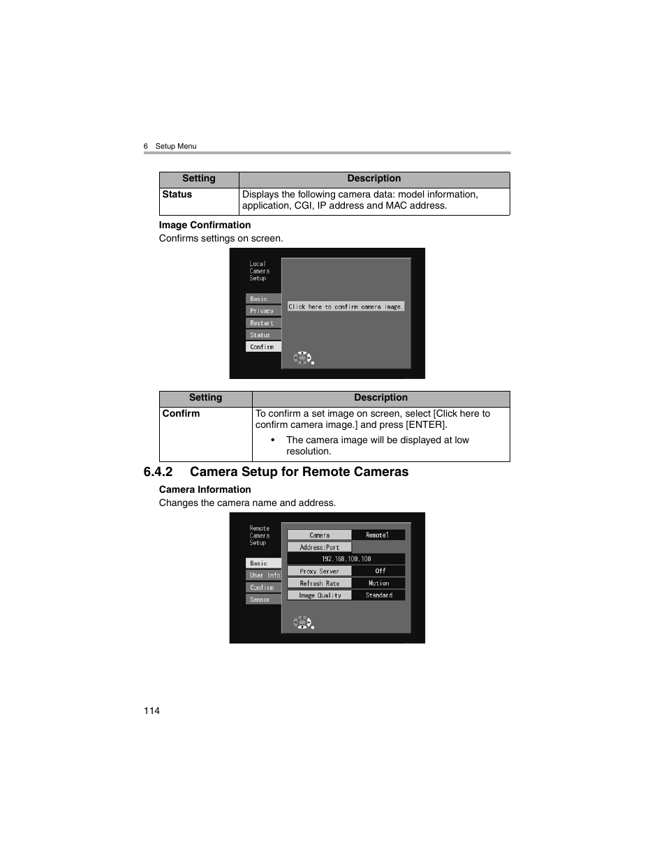2 camera setup for remote cameras | Panasonic BL-MS103A User Manual | Page 114 / 184