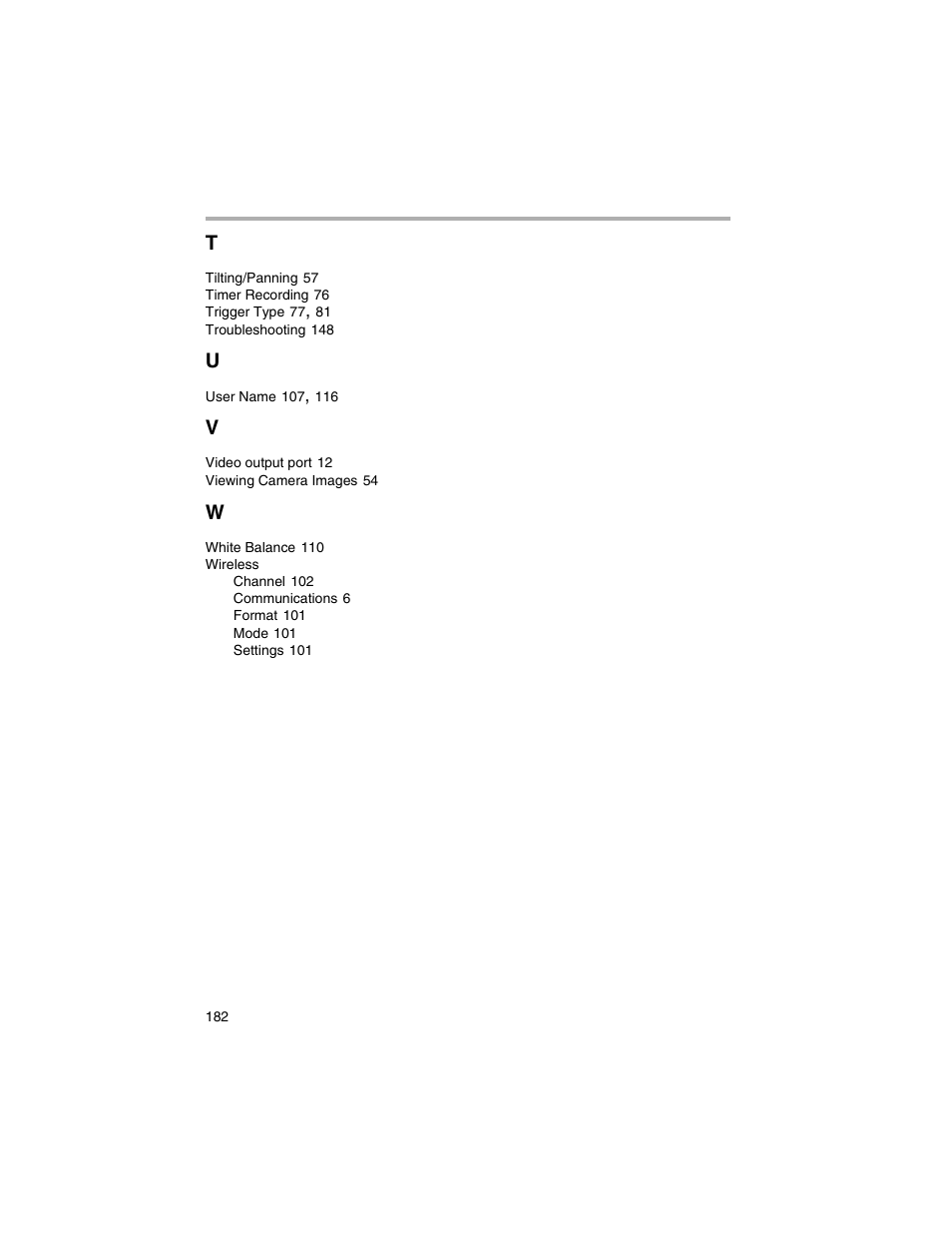Panasonic BL-MS103A User Manual | Page 182 / 184