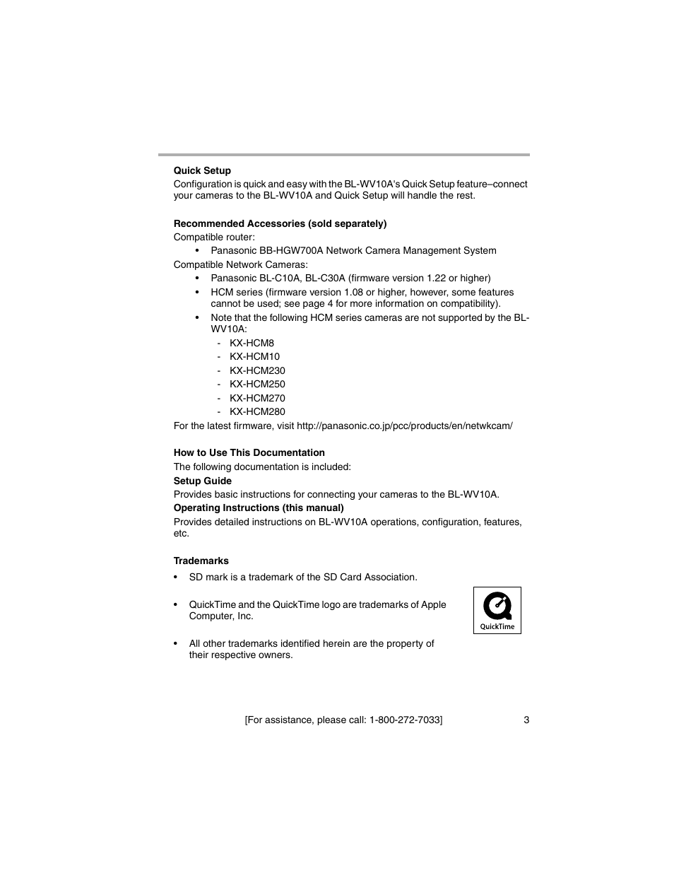 Panasonic BL-MS103A User Manual | Page 3 / 184