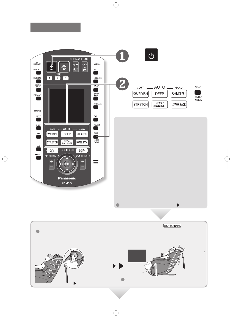 When you want a complete massage | Panasonic EP-MA73KU User Manual | Page 25 / 59