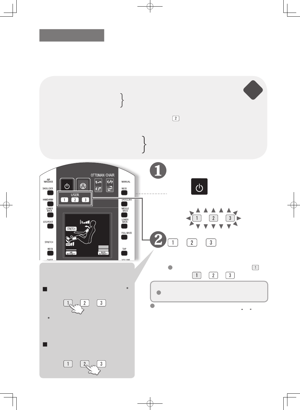 To register your preferences | Panasonic EP-MA73KU User Manual | Page 29 / 59