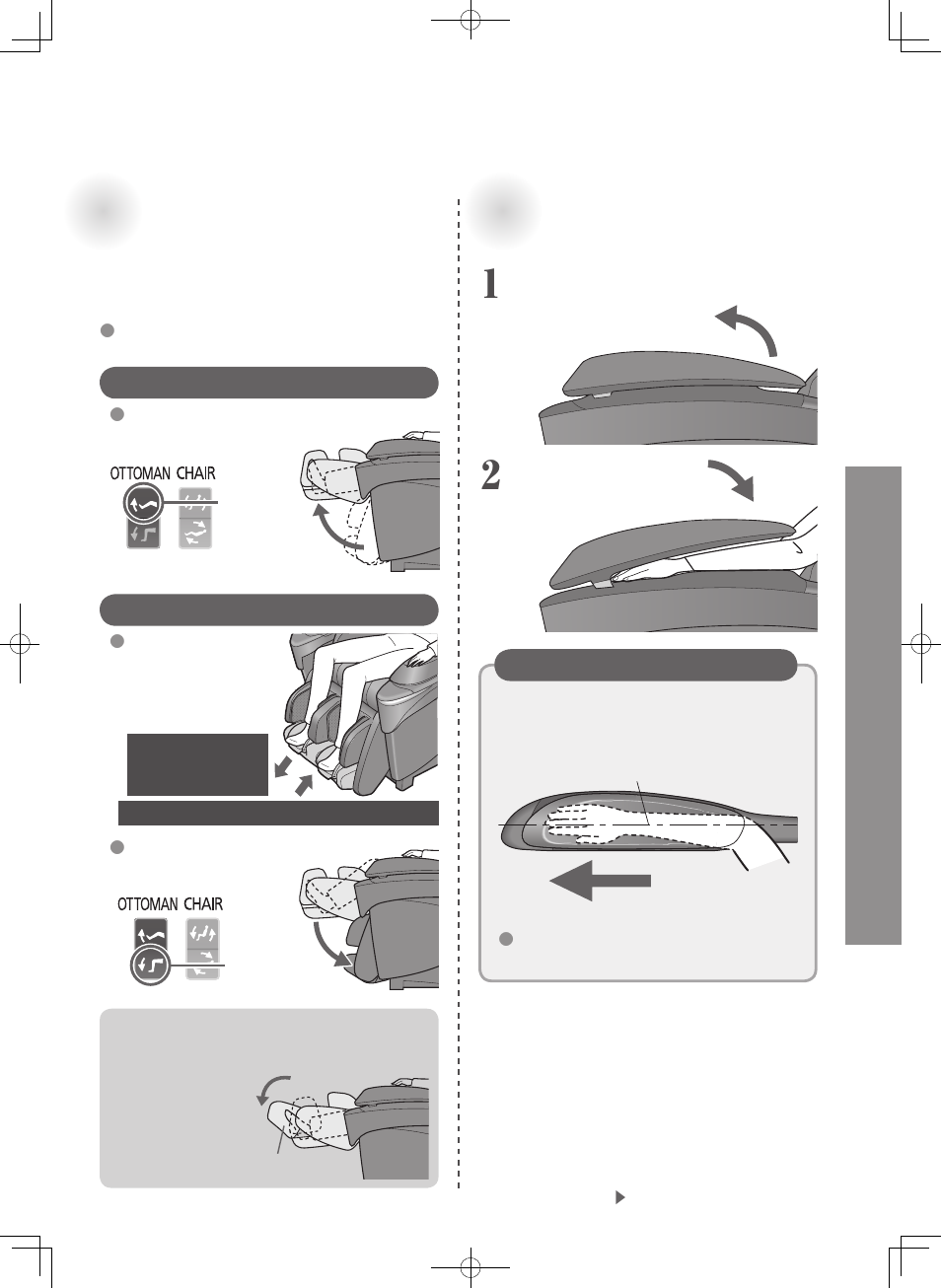 How to use the hand & arm massage | Panasonic EP-MA73KU User Manual | Page 38 / 59