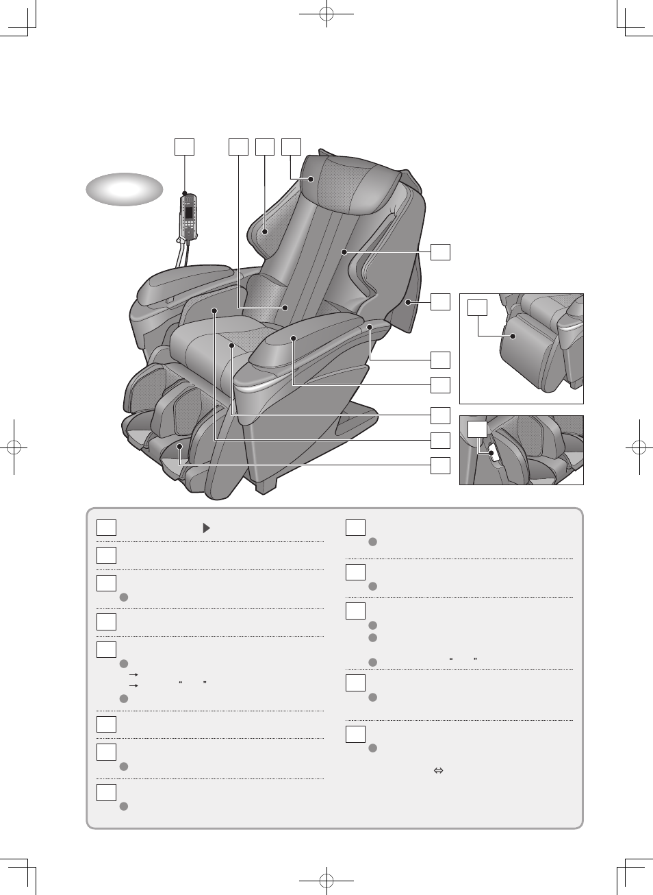 Part names and functions, Main unit | Panasonic EP-MA73KU User Manual | Page 9 / 59