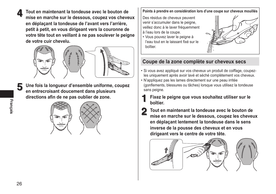 Panasonic ER-GS60-S User Manual | Page 26 / 48