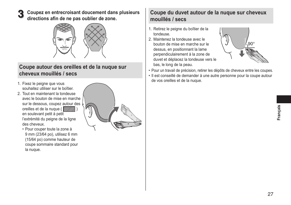 Panasonic ER-GS60-S User Manual | Page 27 / 48