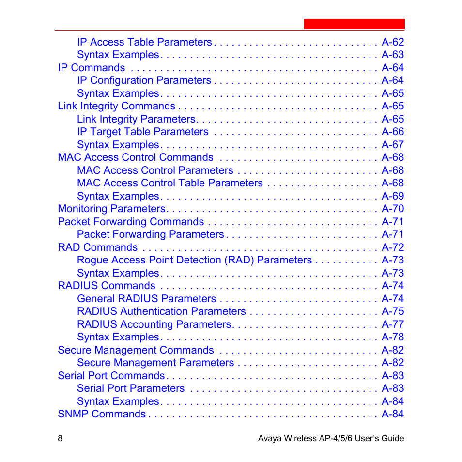 Avaya AP-6 User Manual | Page 14 / 502