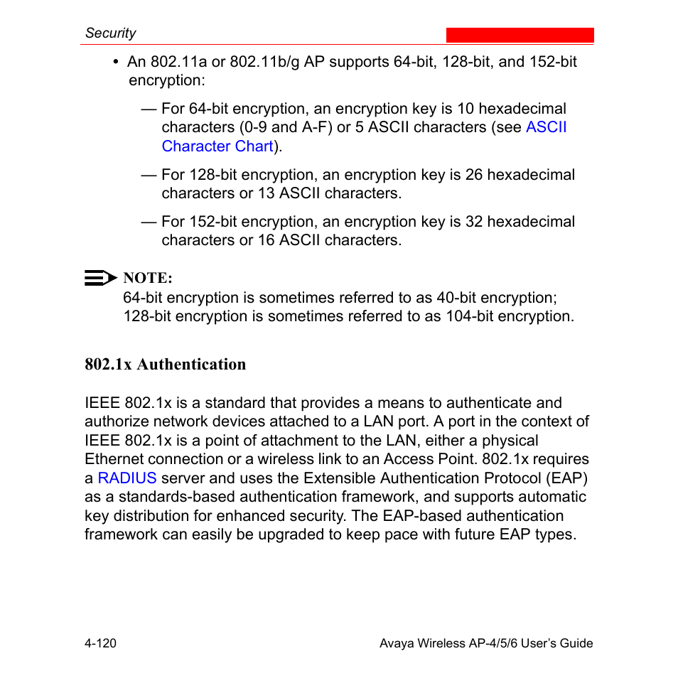 1x authentication | Avaya AP-6 User Manual | Page 218 / 502