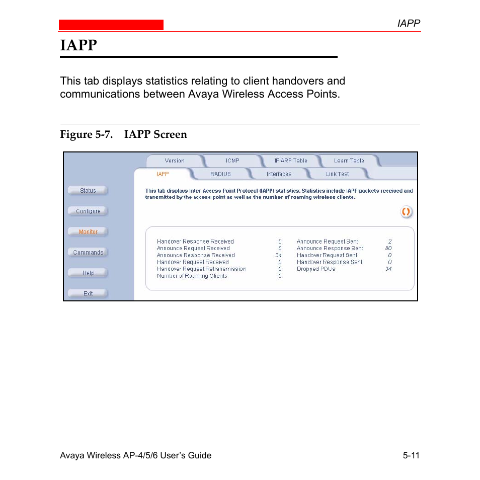Iapp, Iapp -11 | Avaya AP-6 User Manual | Page 279 / 502