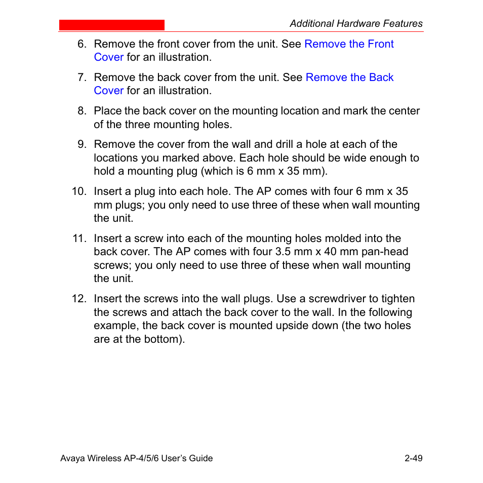 Avaya AP-6 User Manual | Page 79 / 502