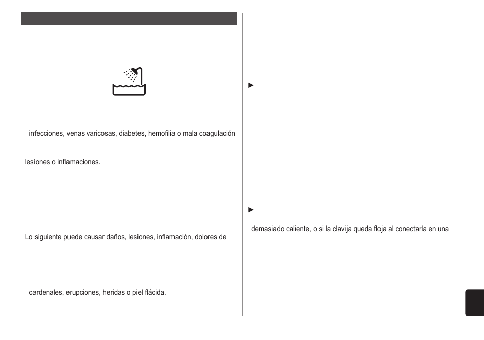 Importante | Panasonic ES-WD51-P User Manual | Page 25 / 32