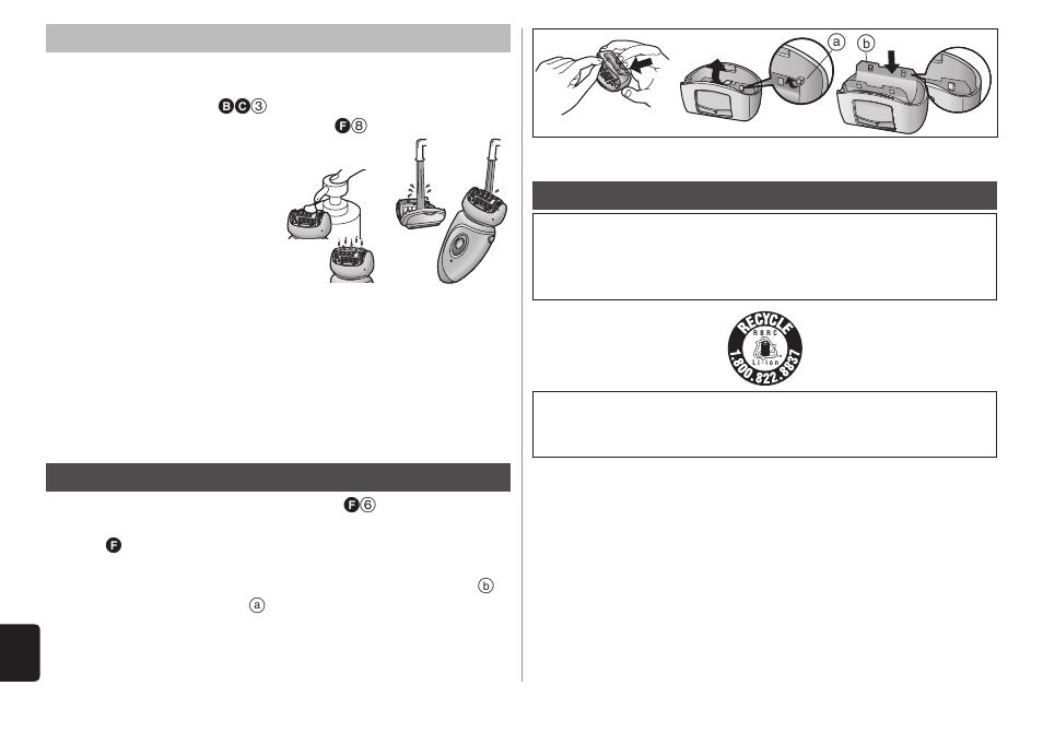 Sustitucióndelaláminametálicaexterna, Paraextraerlabateríarecargableincorporada | Panasonic ES-WD51-P User Manual | Page 30 / 32