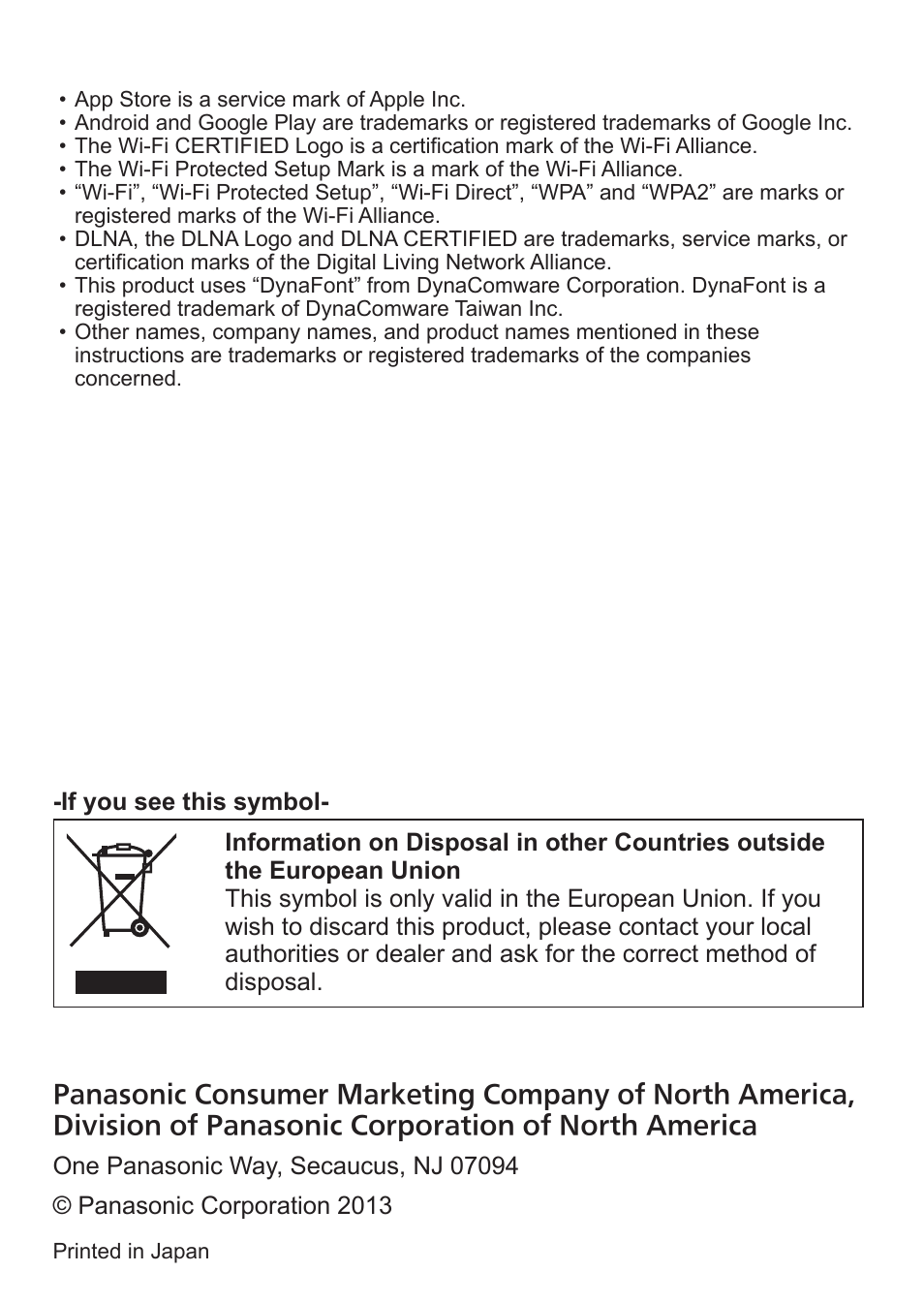 Panasonic DMC-ZS30K User Manual | Page 43 / 43