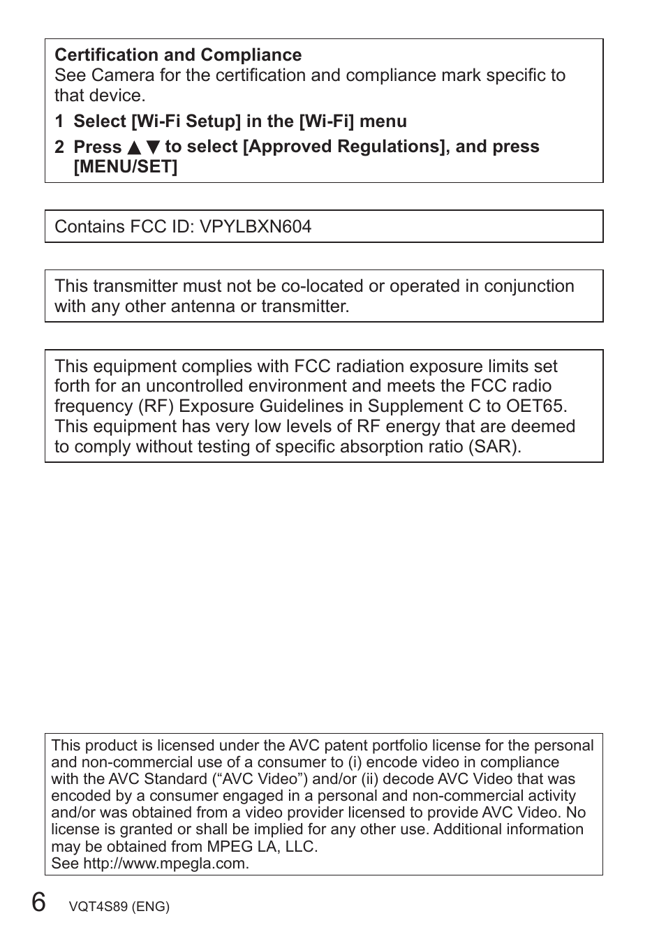 Panasonic DMC-ZS30K User Manual | Page 6 / 43