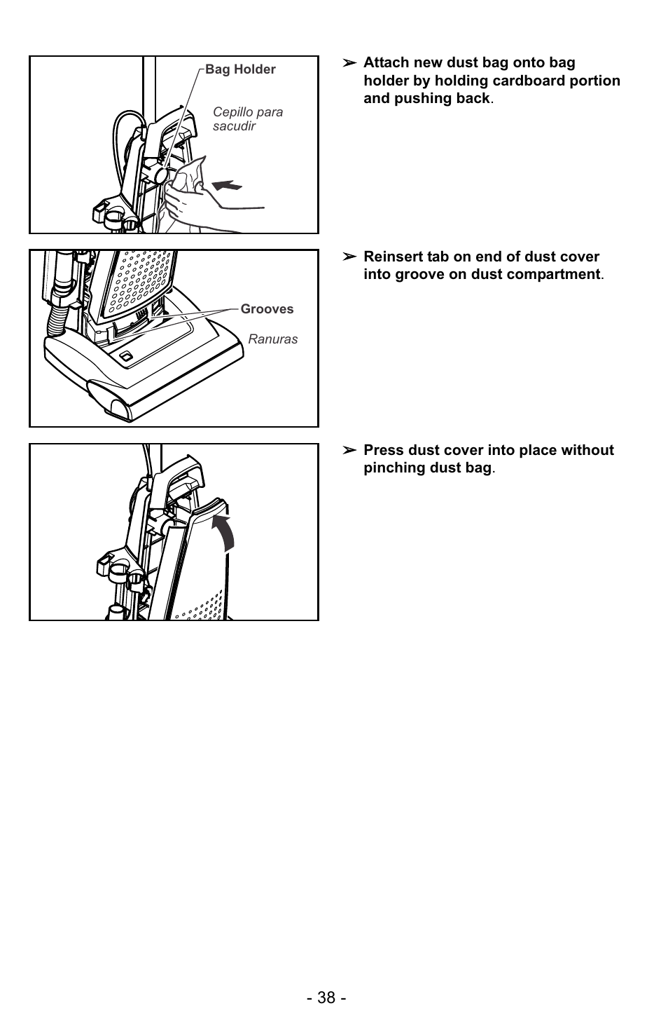 Panasonic MC-UG729 User Manual | Page 38 / 64