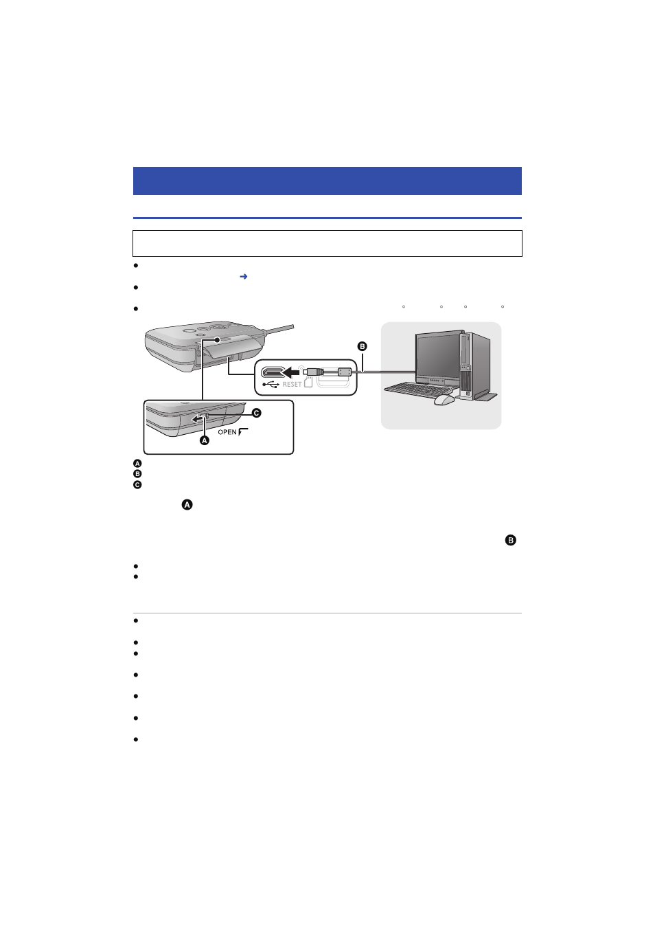 Power supply, Charging the battery, L 11 | Panasonic HX-A100D User Manual | Page 11 / 65