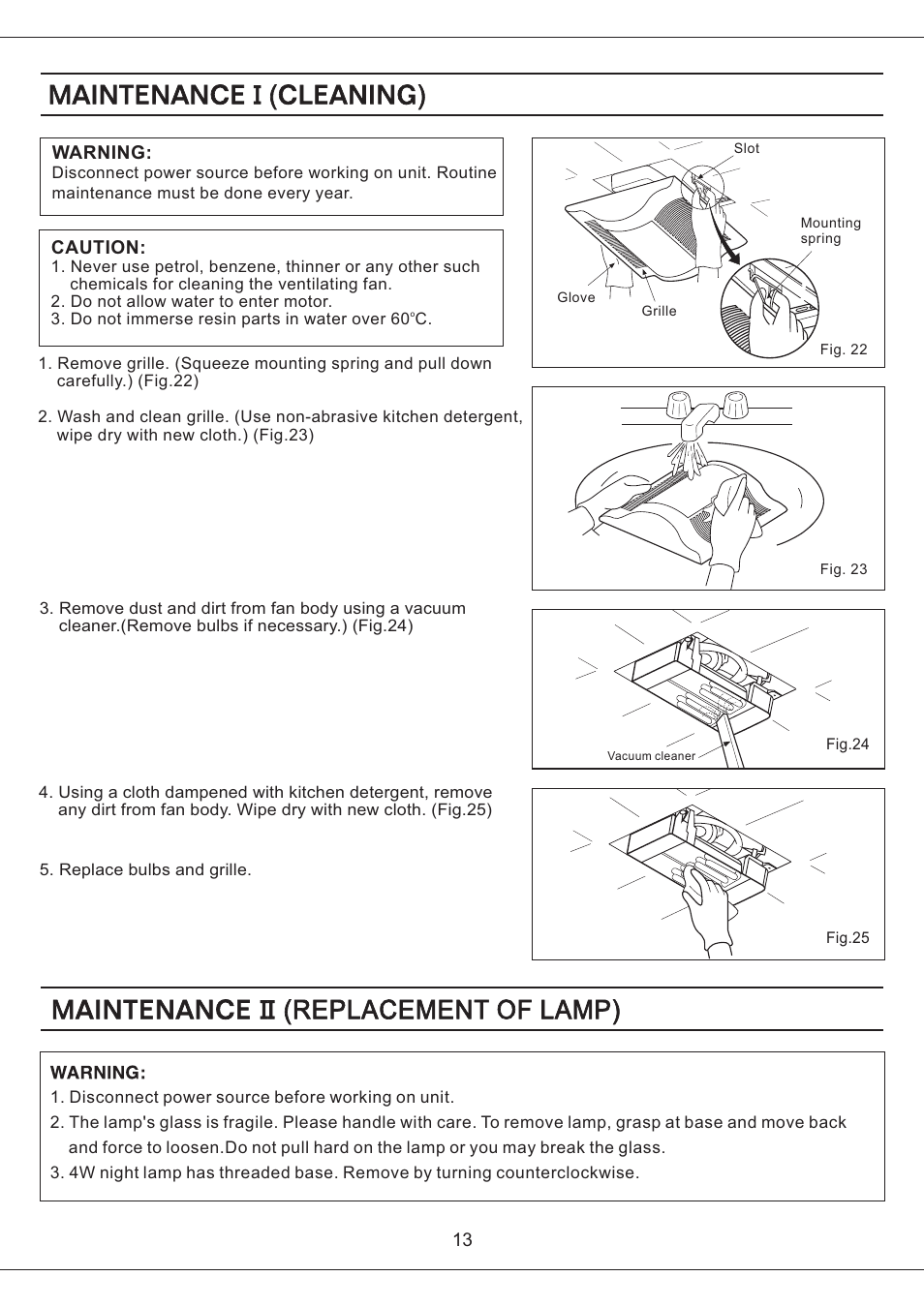 Panasonic FV-05VFL2 User Manual | Page 13 / 14