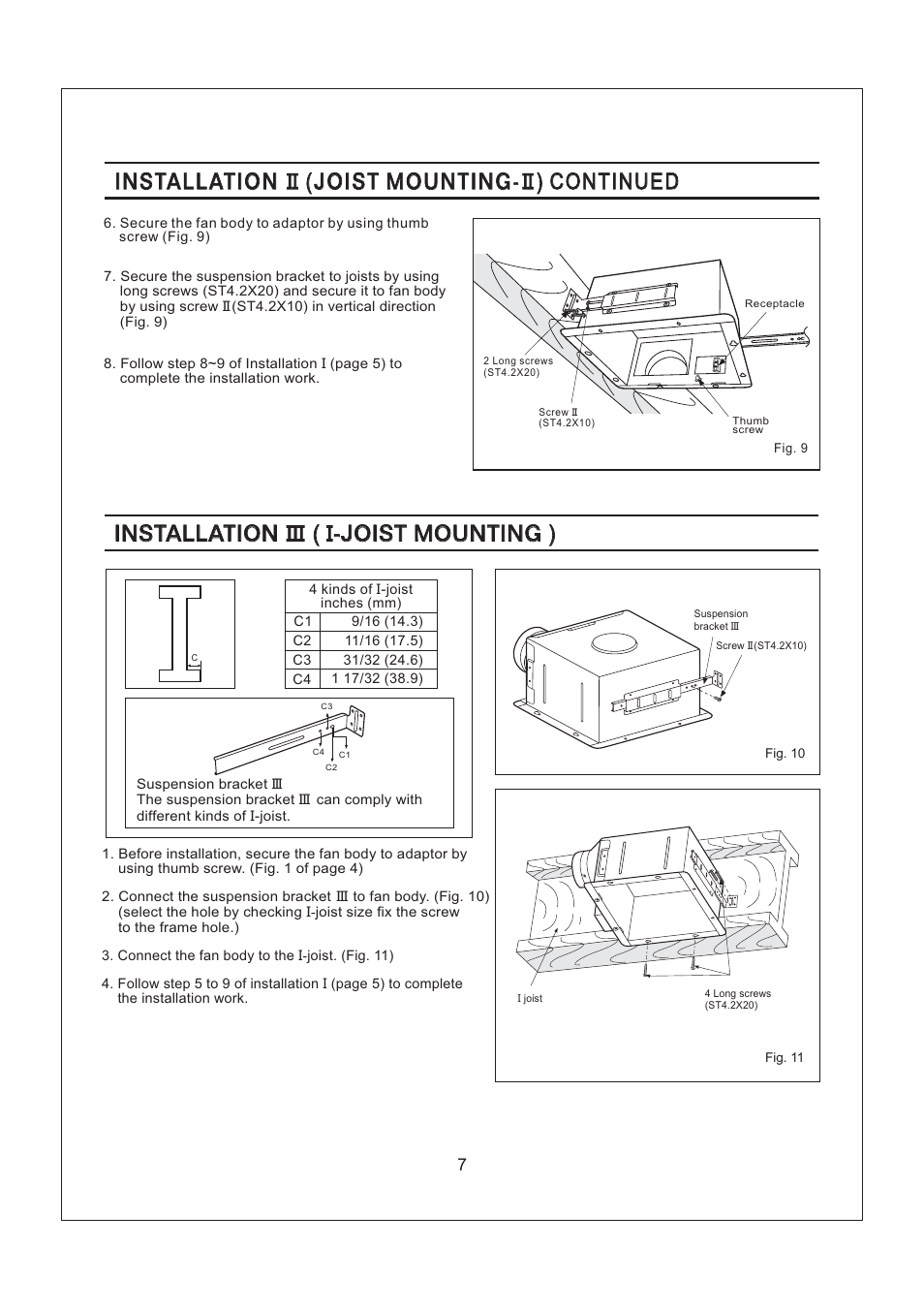 Panasonic FV-08VF2 User Manual | Page 7 / 11