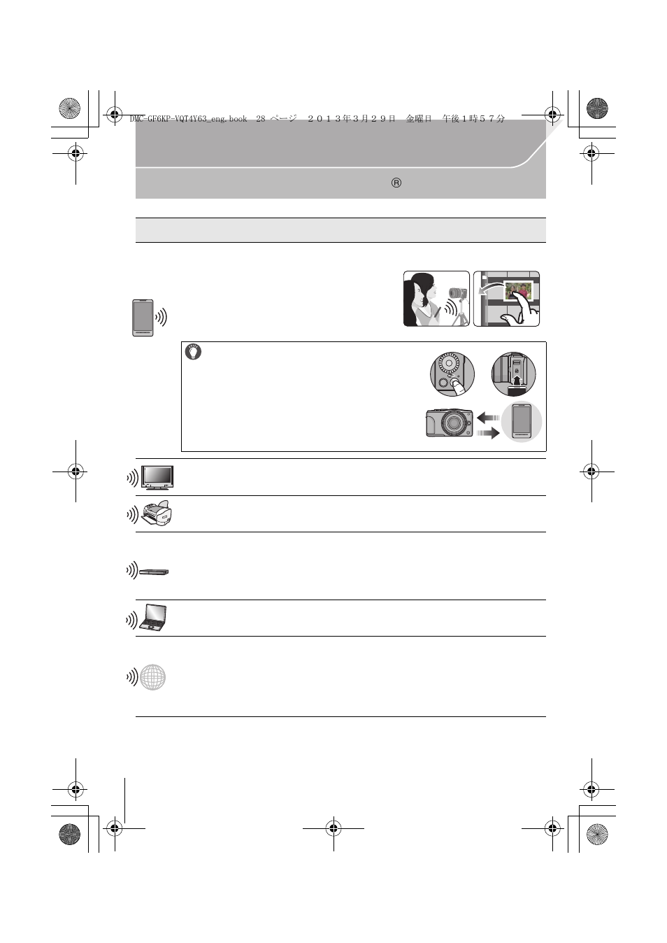 Wi-fi/nfc, What you can do with the wi-fi function, What you can do with the wi-fi | Function | Panasonic DMC-GF6KK User Manual | Page 28 / 52
