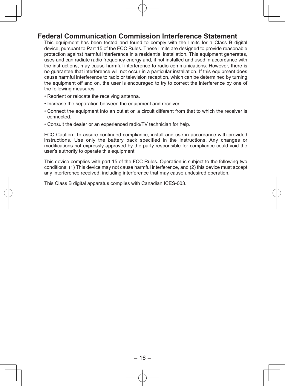 Panasonic EY7552X User Manual | Page 16 / 48