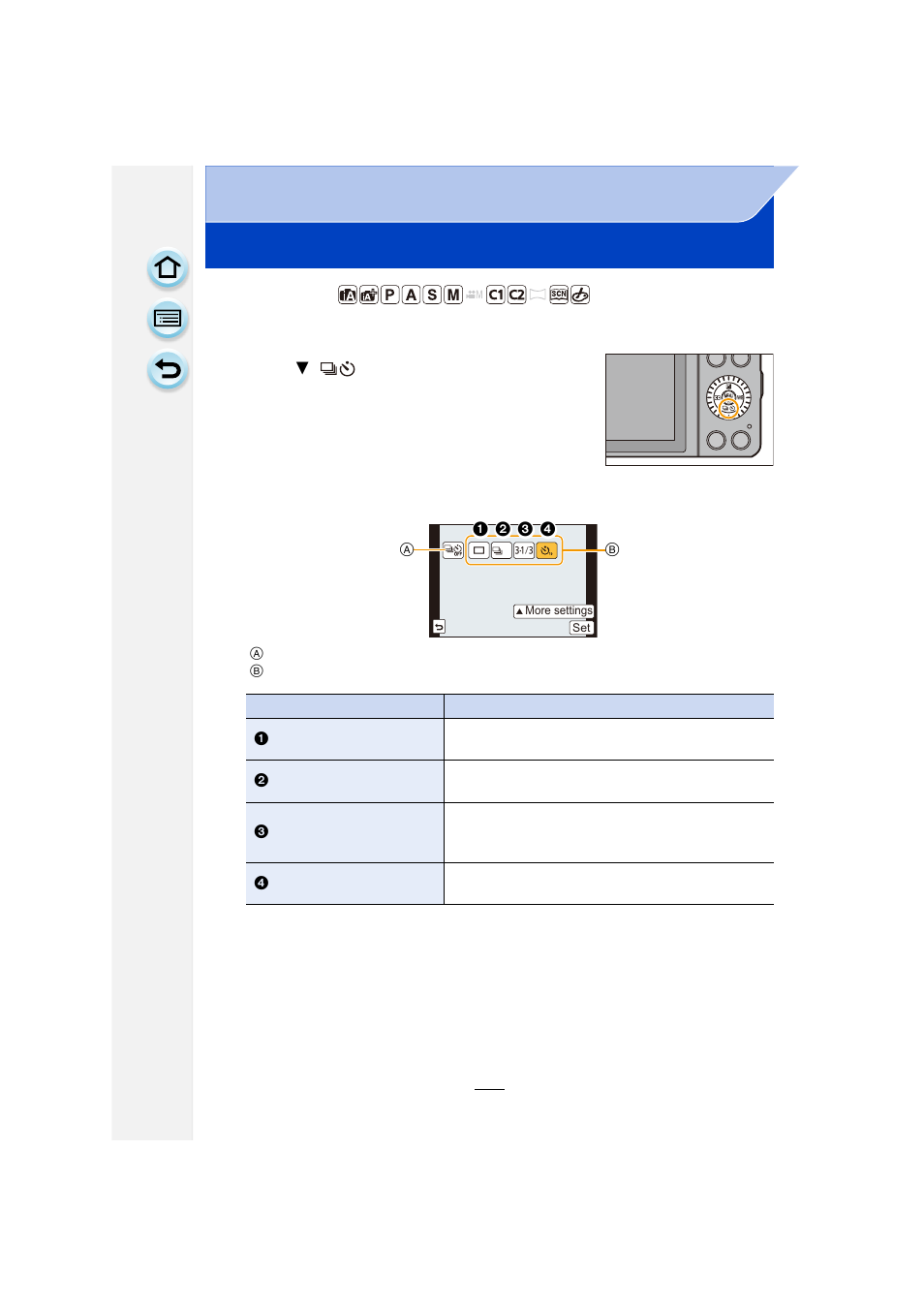 Select a drive mode | Panasonic DMC-GF6KK User Manual | Page 163 / 334