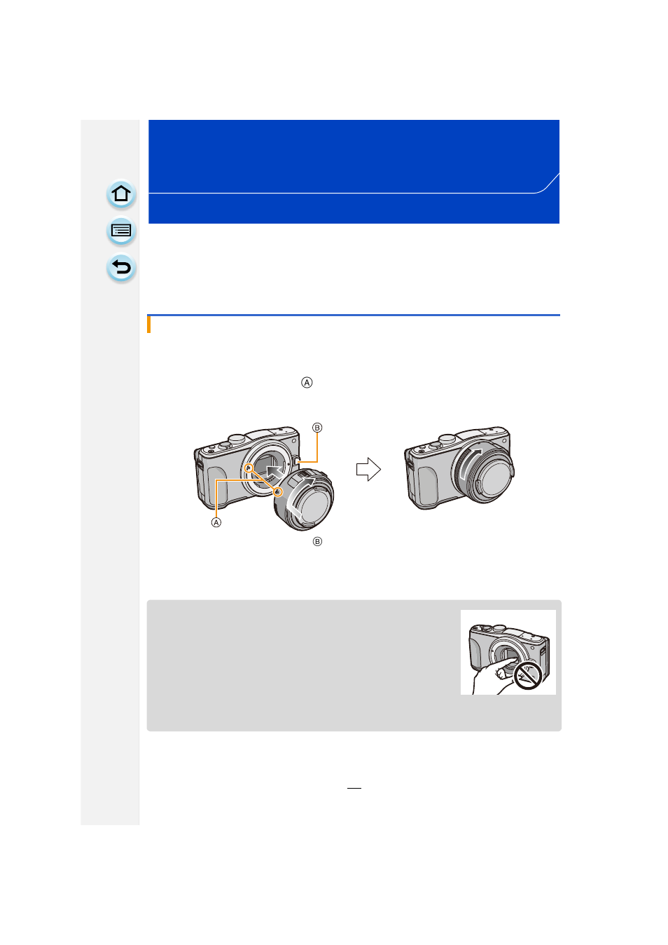 Preparation, Changing the lens, P21) | Panasonic DMC-GF6KK User Manual | Page 21 / 334
