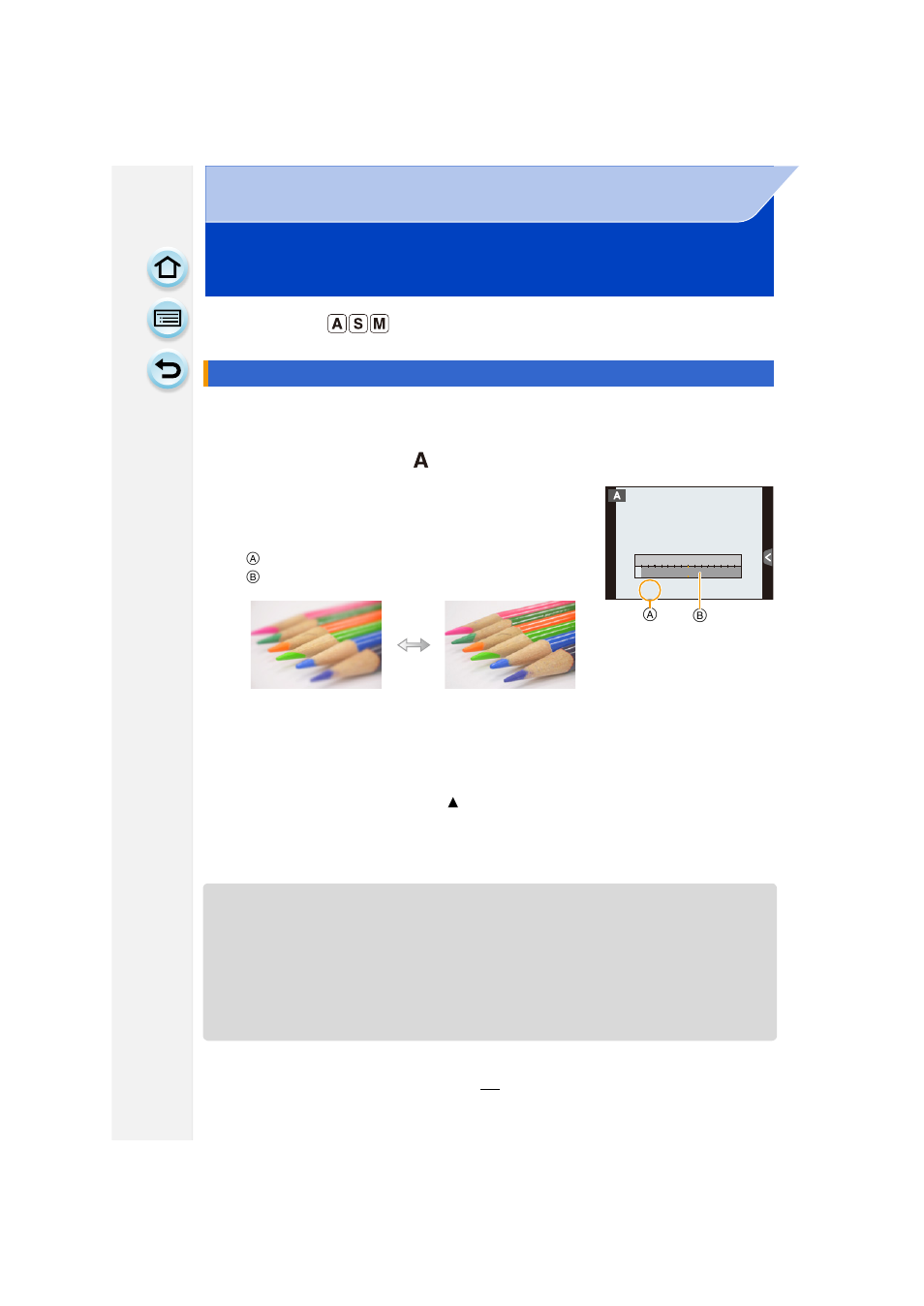 Aperture-priority ae mode, P89) | Panasonic DMC-GF6KK User Manual | Page 89 / 334
