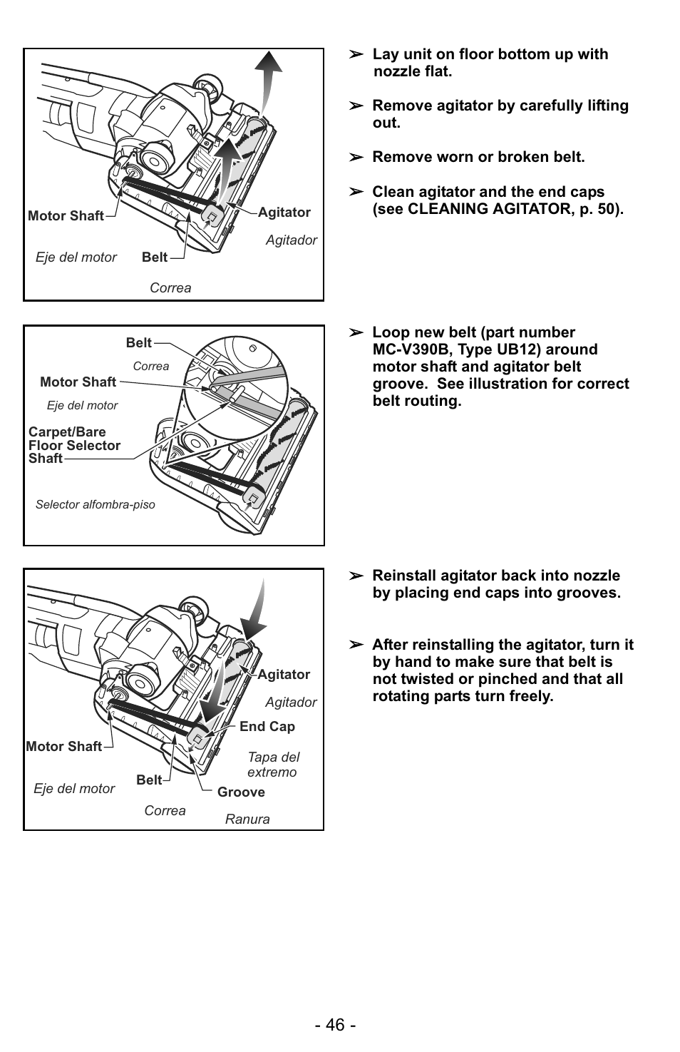 Panasonic MC-UG327 User Manual | Page 46 / 64