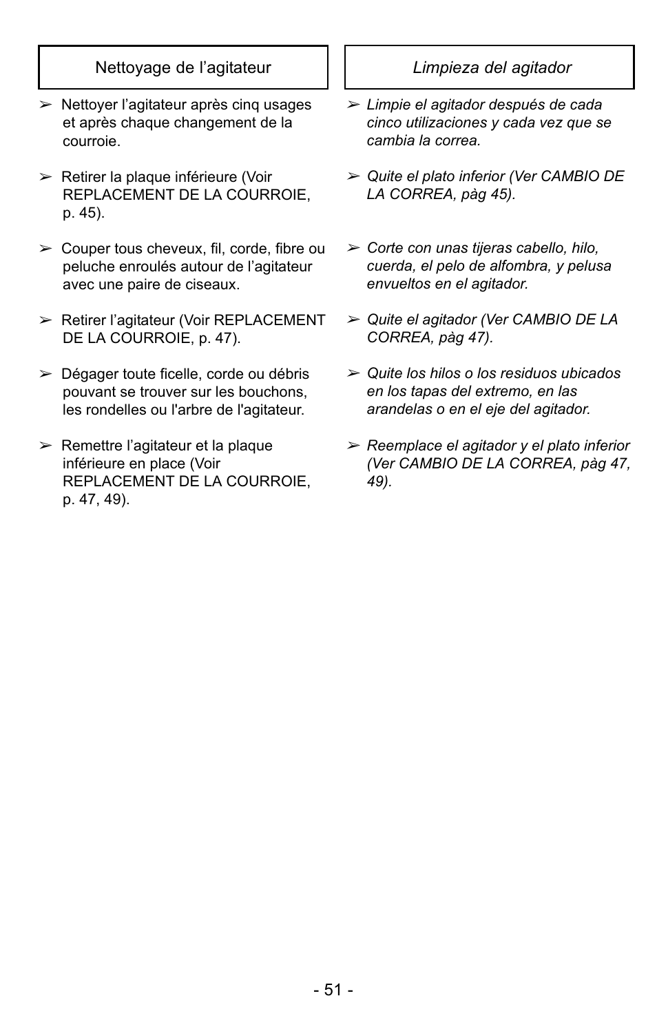 Panasonic MC-UG327 User Manual | Page 51 / 64