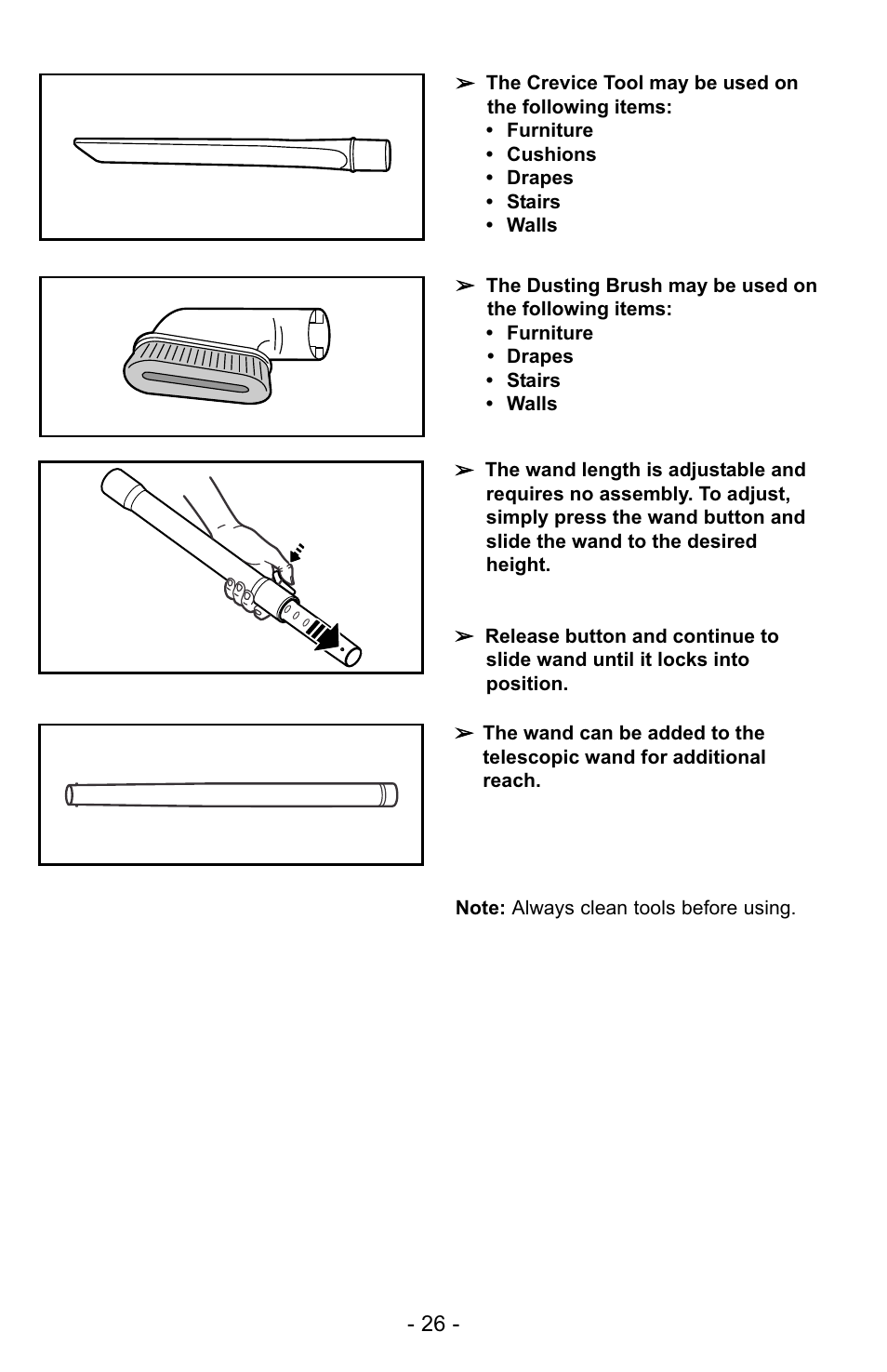 Panasonic MC-UG725 User Manual | Page 26 / 64