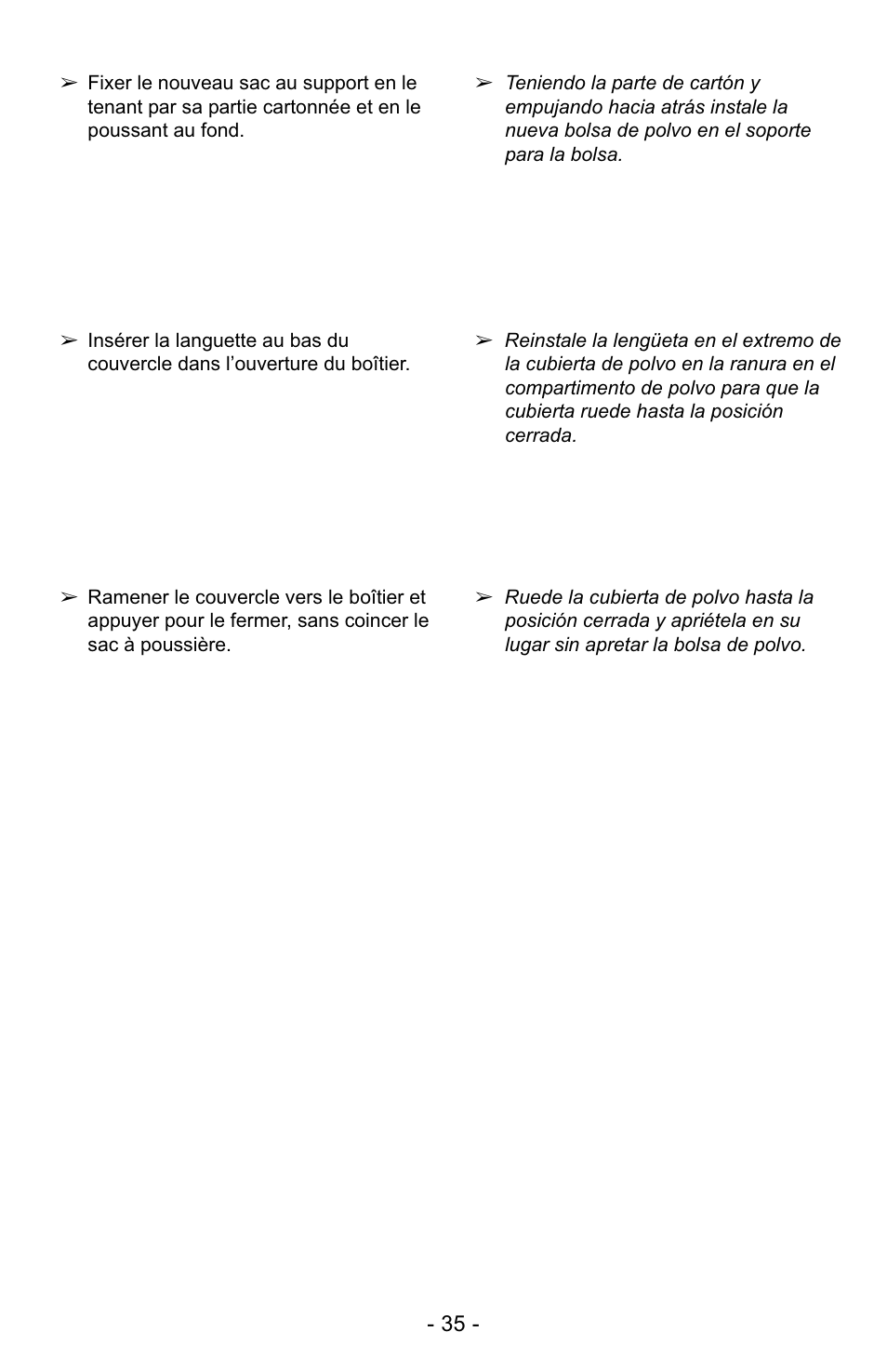 Panasonic MC-UG725 User Manual | Page 35 / 64