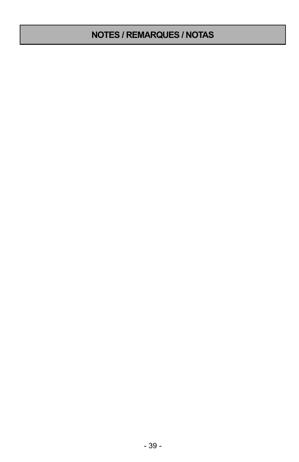 Panasonic MC-UG223 User Manual | Page 39 / 48
