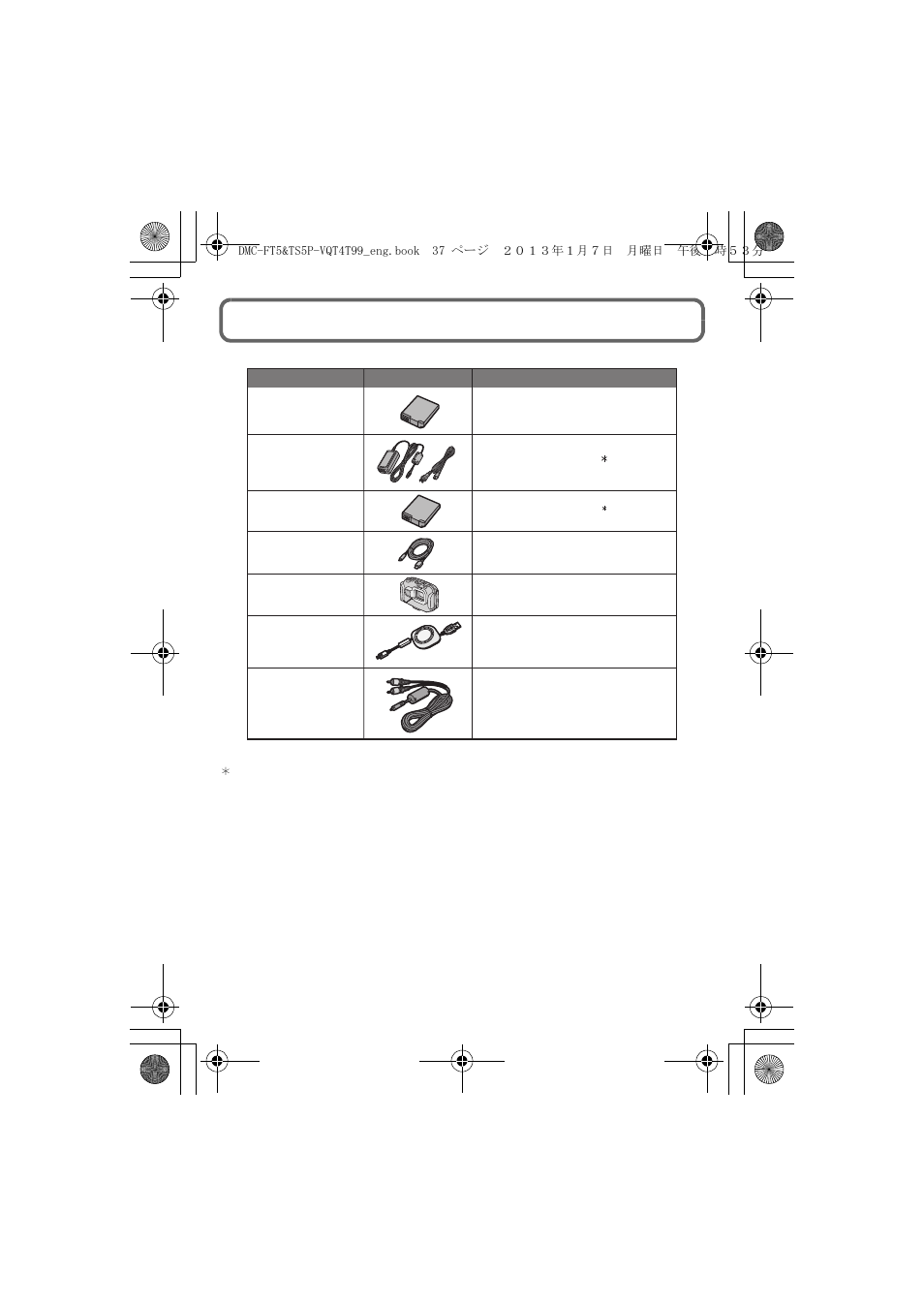Digital camera accessory system | Panasonic DMC-TS5D User Manual | Page 37 / 43